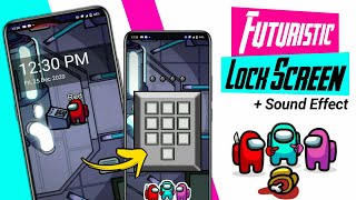 Enable Among Us Futuristic Lock Screen On Android | Change Lock Screen Style On Android 2021 screenshot 5