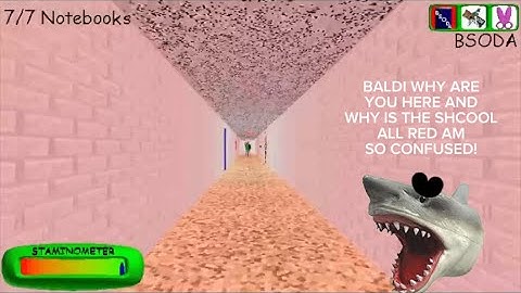 SG movie: shark puppet plays baldi’s bacsics classic remastered!