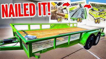 Big Tex 16ft Utility Trailer Restoration – Full DIY Build