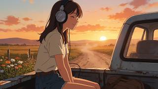 Dusty Road lofi 🌅 warm harmonica beats to relax / drive to