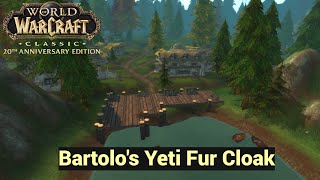 Bartolo's Yeti Fur Cloak | Rogue Gameplay | WoW Classic 2K