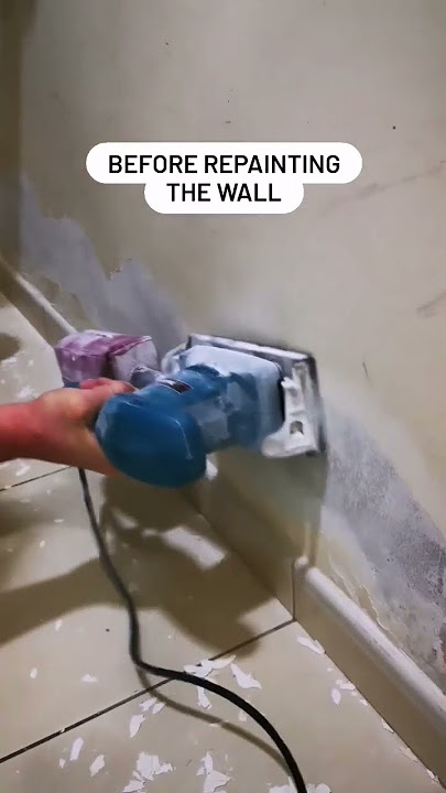 Repairing moisture damaged wall #diy #houserenovation #housegoals #fixitfirst #repairing