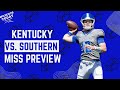 Kentucky Football vs. Southern Miss Preview: Will Kentucky cover -28 vs. Southern Miss?