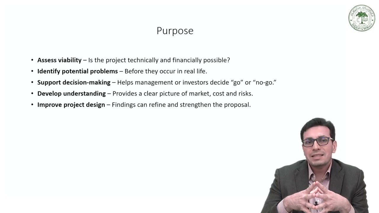 Lecture 34: Conducting a Feasibility Analysis