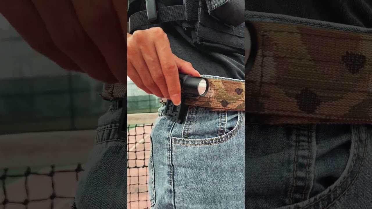 Paired with its quick-draw holster, this flashlight makes patrol duty faster and easier.