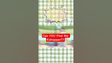 🕵️ Who Is The Kidnapper? 🚨 🔫Can YOU Solve The Clues? 🧠 #shorts #quiz #challenge