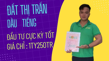 Đất TT Dầu Tiếng, nhánh đường ĐT 744, , đầu tư giá tốt | 280m2/ SHR 1ty250tr || LH 0336709651