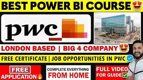 GET DIRECT JOB FROM PWC | BEST POWER BI COURSE FROM PWC | FREE CERTIFICATE AND JOB | PWC SWITZERLAND
