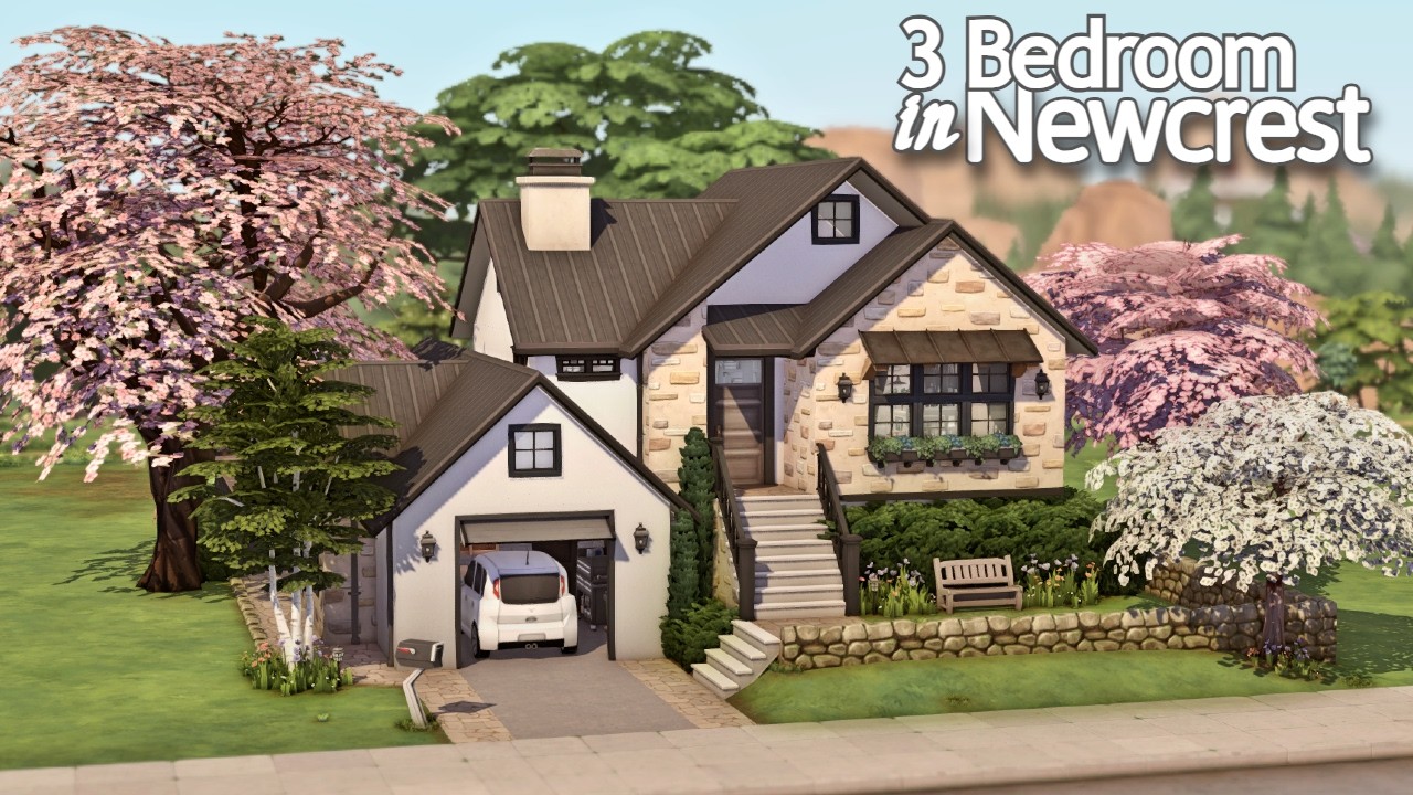 3 Bedroom in Newcrest No CC Stop Motion | The Sims 4