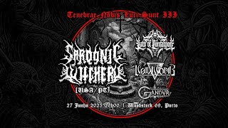 SARDONIC WITCHERY return’s to PORTUGAL 🇵🇹 6 years later!!! Poçocast promotional video!