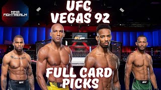 UFC Vegas 92: Edson Barboza VS Lerone Murphy Fullcard Picks and Predictions