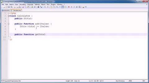 049 Calculator Application Example | PHP Object Oriented Programming Projects