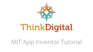 Jason Thinkdigital Mit App Inventor Tutorial - Lesson 3 Adding Components And Changing Properties
