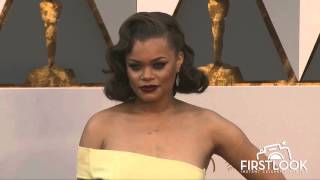Andra Day arrives at the 2016 Oscars in Hollywood