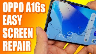 A FIXABLE SMARTPHONE! Oppo A16s Screen Replacement