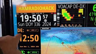 Longwinded demo of hamclock ham radio propagation tool!