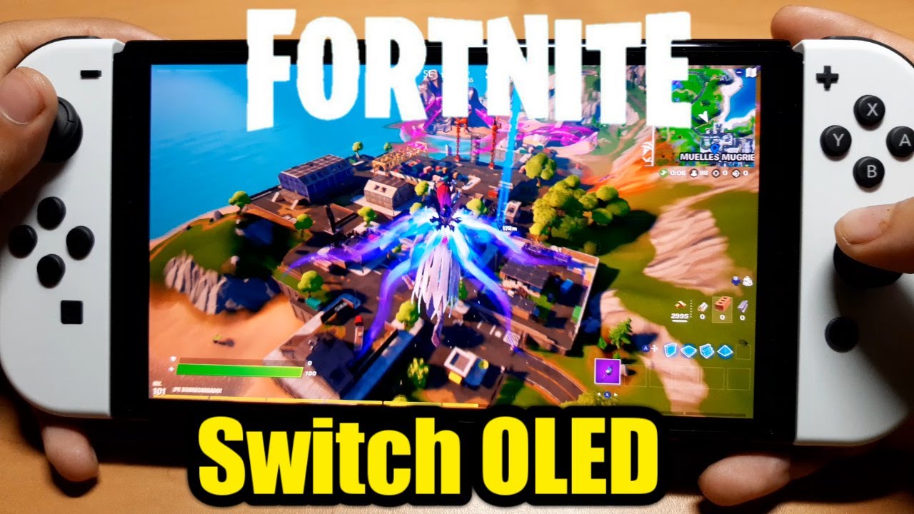 FORTNITE en Nintendo Switch OLED POV || El primer gameplay con la nueva ...