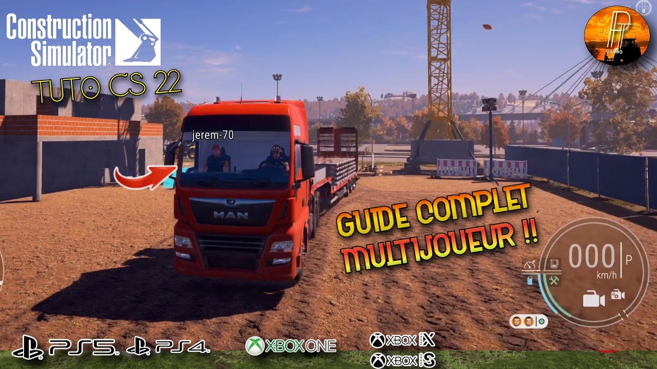 🚧🔨TUTO MULTIJOUEUR CONSTRUCTION SIMULATOR 2022🔨🚧 [CS 22 🇫🇷 PS5] - YouTube
