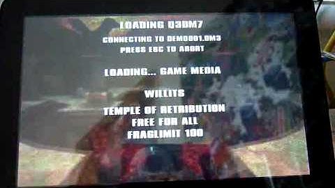 Quake 3 Running on the O2 Joggler (Ubuntu)