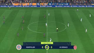 Montpellier vs Monaco ligue 1 : 23/24