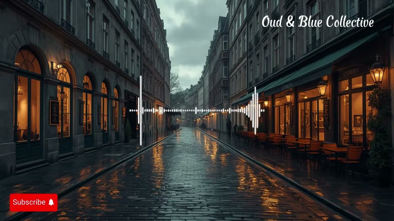 Rain-Kissed Italian Jazz Café ☕🎷 | Warm, Calm & Cozy Night Melodies