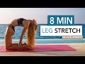 8 MIN LEG STRETCH - short & relaxing for thighs, hamstrings & your butt I Pamela Reif