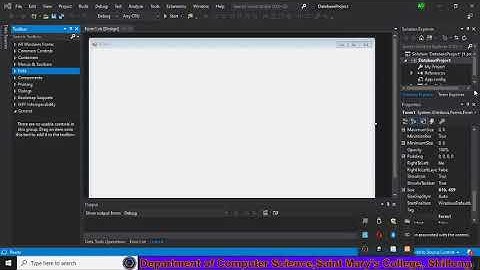 Simple example of ADO. Net database in VB. Net form