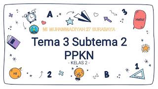 Tema 3 Sub Tema 2 Muatan Pelajaran PPKn Kelas 2 MI Muhammadiyah 27 Surabaya