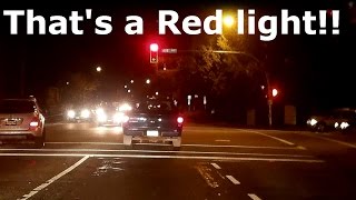 Stop At Red Light? Aint Nobody Got Time For That! - Greater Vancouver (Dash Cam)