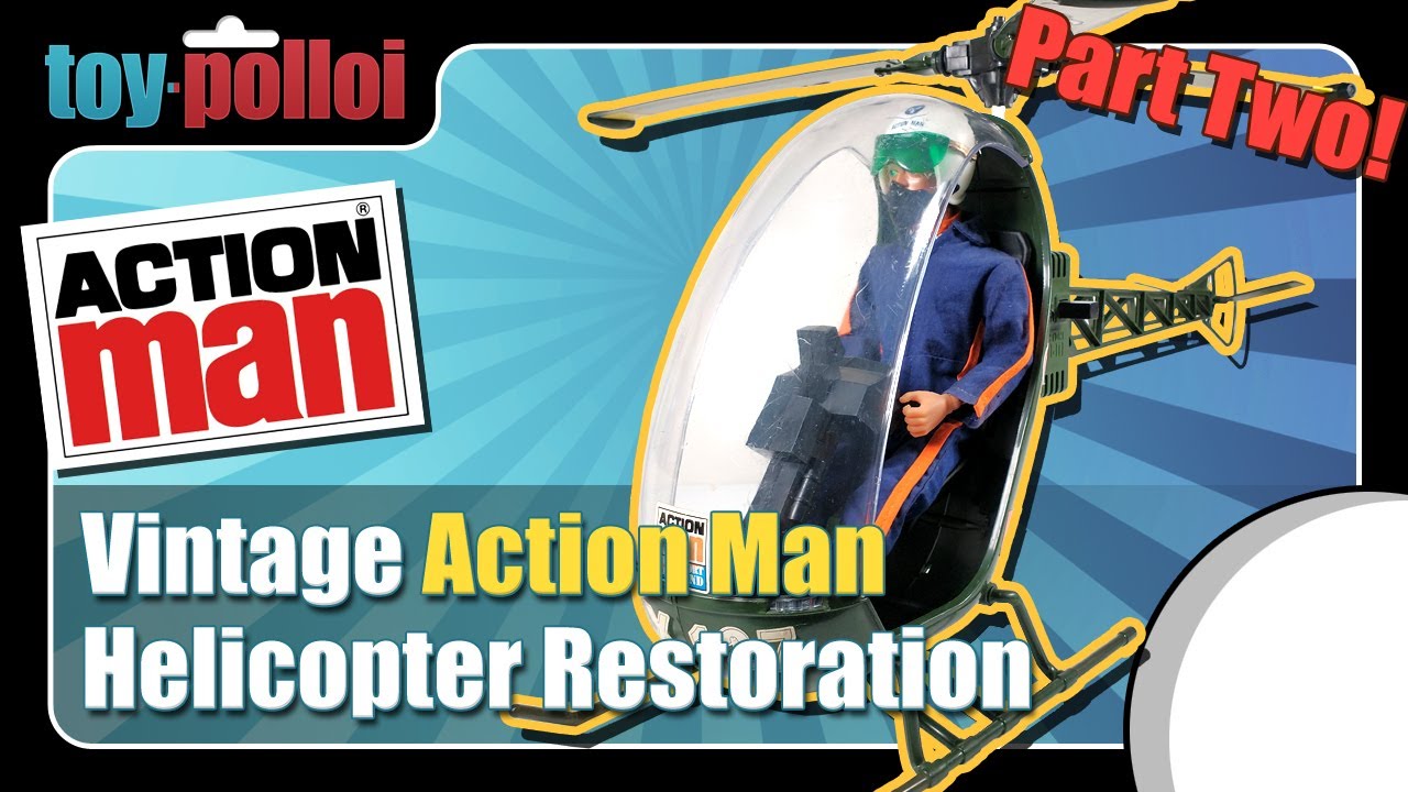 Vintage Action Man Helicopter restoration: part two - Toy Polloi