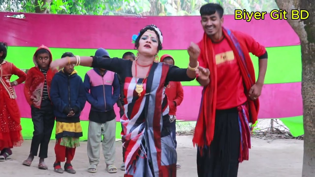 আমরা কার বাড়ি আইলাম গো দয়ামায়া নাই / বিয়ের গিত / নাচ Biyer Git BD