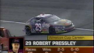 Celebrity 1997 Goodwrench Service 400 - Robert Pressley crash Wealth