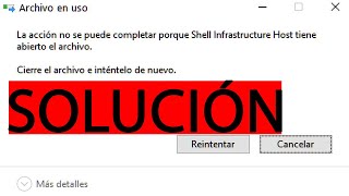 SOLUCIÓN a "host de infraestructura de shell" que no deja modificar archivos