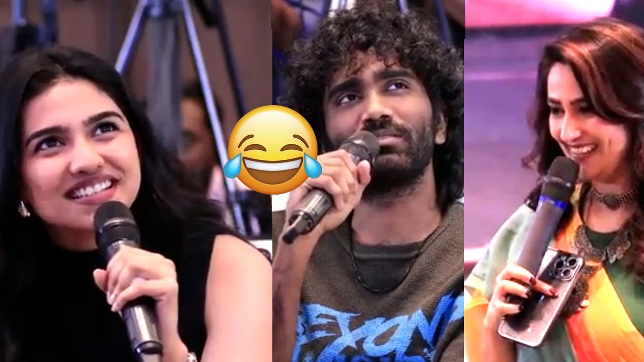 Anchor Fun Interaction With Dude Team At Dude Blockbuster 100Cr Journry Event || Bullet Raj