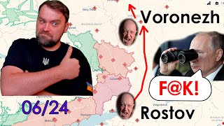 Update from Ukraine | Wagner took Rostov and Voronezh | Civil War in Ruzzia | Putin is Scared