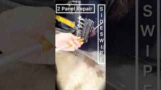 How to PDR Stolen Sideswiped Car! #dentrepair #car #autobody #glue