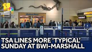 Famous TSA line wait times back to 'typical' at BWI-Marshall Wealth