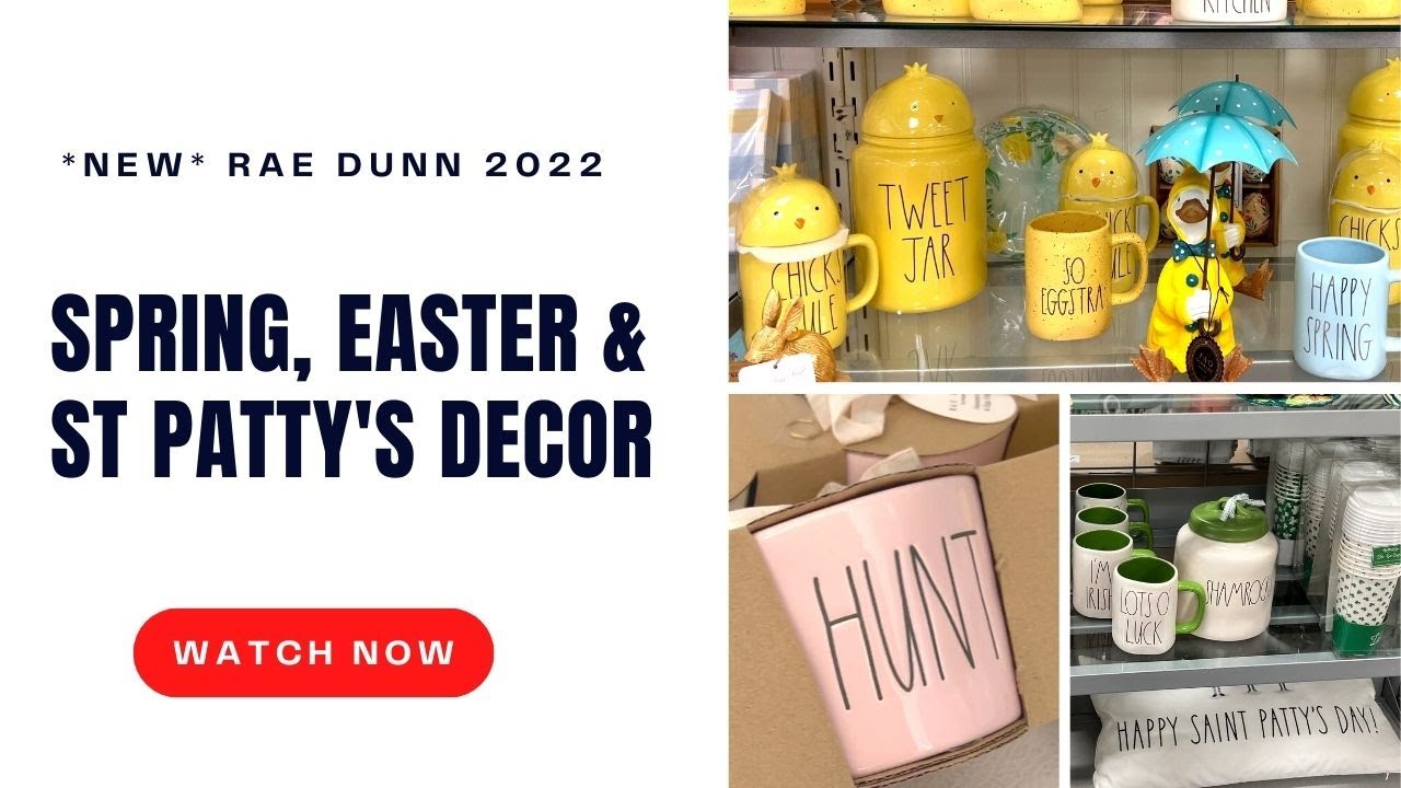 ❤️New❤️ RAE DUNN Spring Decor 🌸 | Easter Decorations 🐰 | St Patricks day garlands, mugs, signs etc