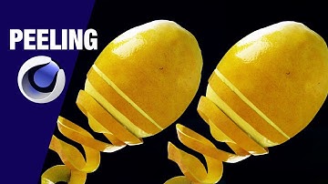 Object Slicing & Peeling Animation with Cinema 4D