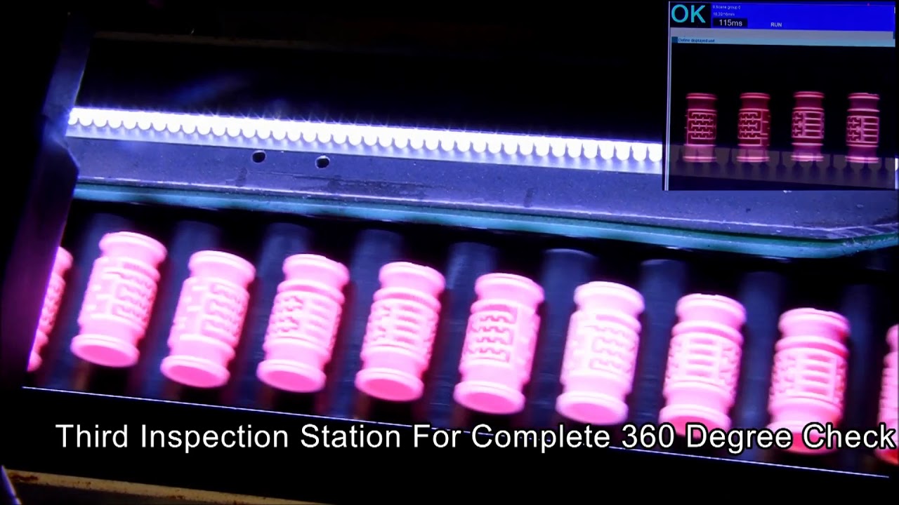 Round Dripper Inspection System - YouTube