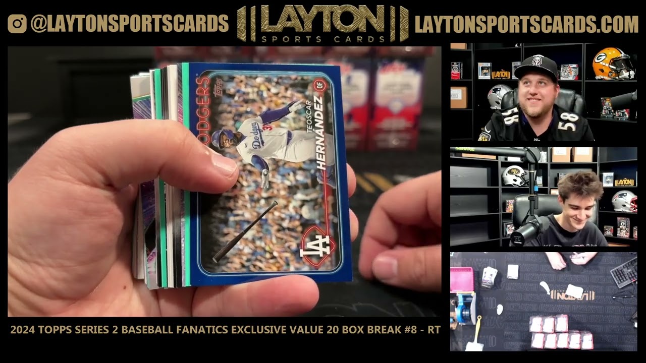 2024 Topps Series 2 Baseball Fanatics Exclusive Value 20 Box Break 