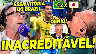 OLHA A REAÇÃO DO GALVÃO BUENO E NETO APÓS CLASSIFICAÇÃO NO FINALZINHO - BRAZIL 2 X 1 JAPÃO!