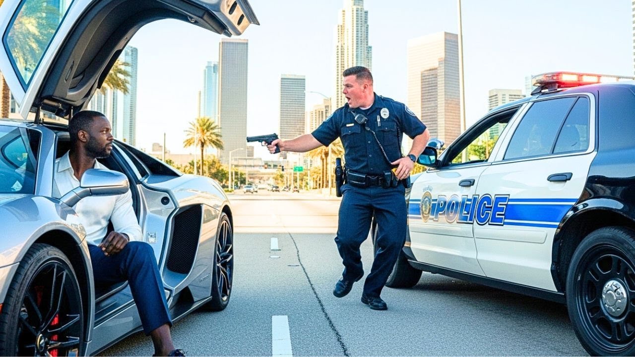 Cop Point Gun At Black Man, Cause Chaos At Police Station When They Know His Identity