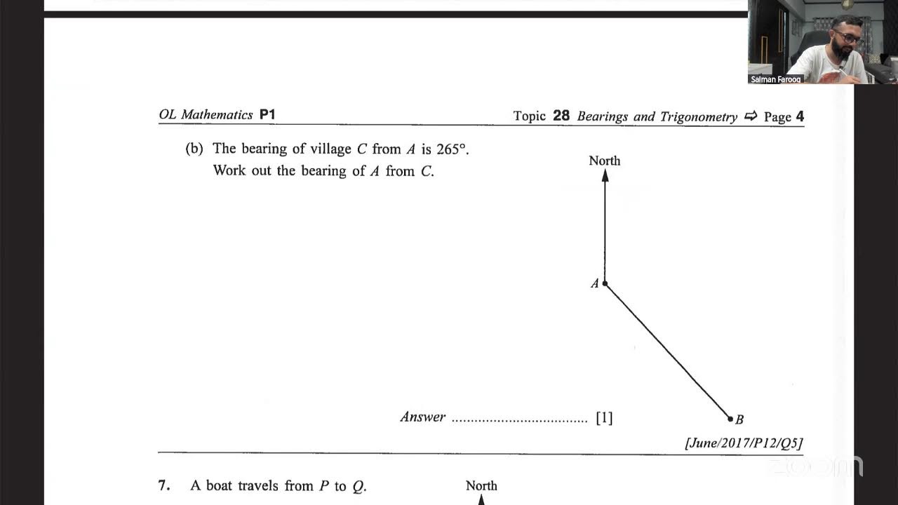 Bearings - O Level Mathematics