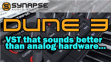 DUNE 3 van Synapse-Audio: realistische analoge synthese met software!!