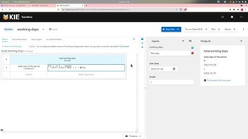 DMN Tutorial 2 - dates and lists