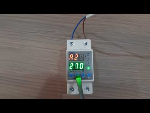 TOMZN Din Rail 60A 230V Adjustable Over Voltage and Under Voltage Protective Device Protector Relay