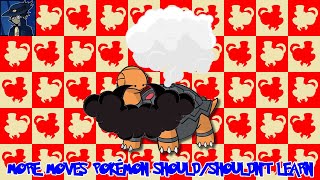Another 25 Moves Pokémon SHOULD/SHOULDN'T Learn