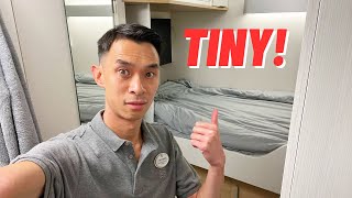The SMALLEST Crew Cabin On A Cruise Ship | Icon Of The Seas