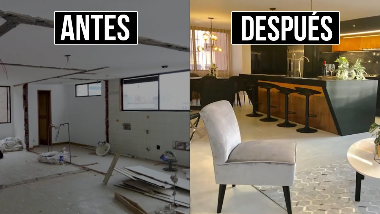 Reforma apartamento antes y después | Apartamento de lujo - YouTube